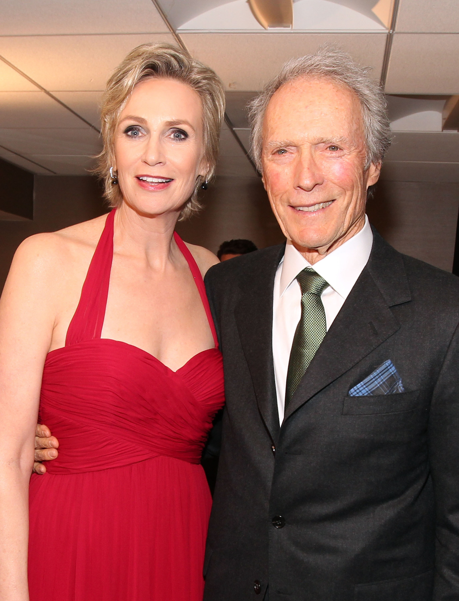 Clint Eastwood and Jane Lynch