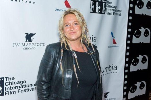 Jennifer Lynch poses for a photo at the Chicago International Film Festival.