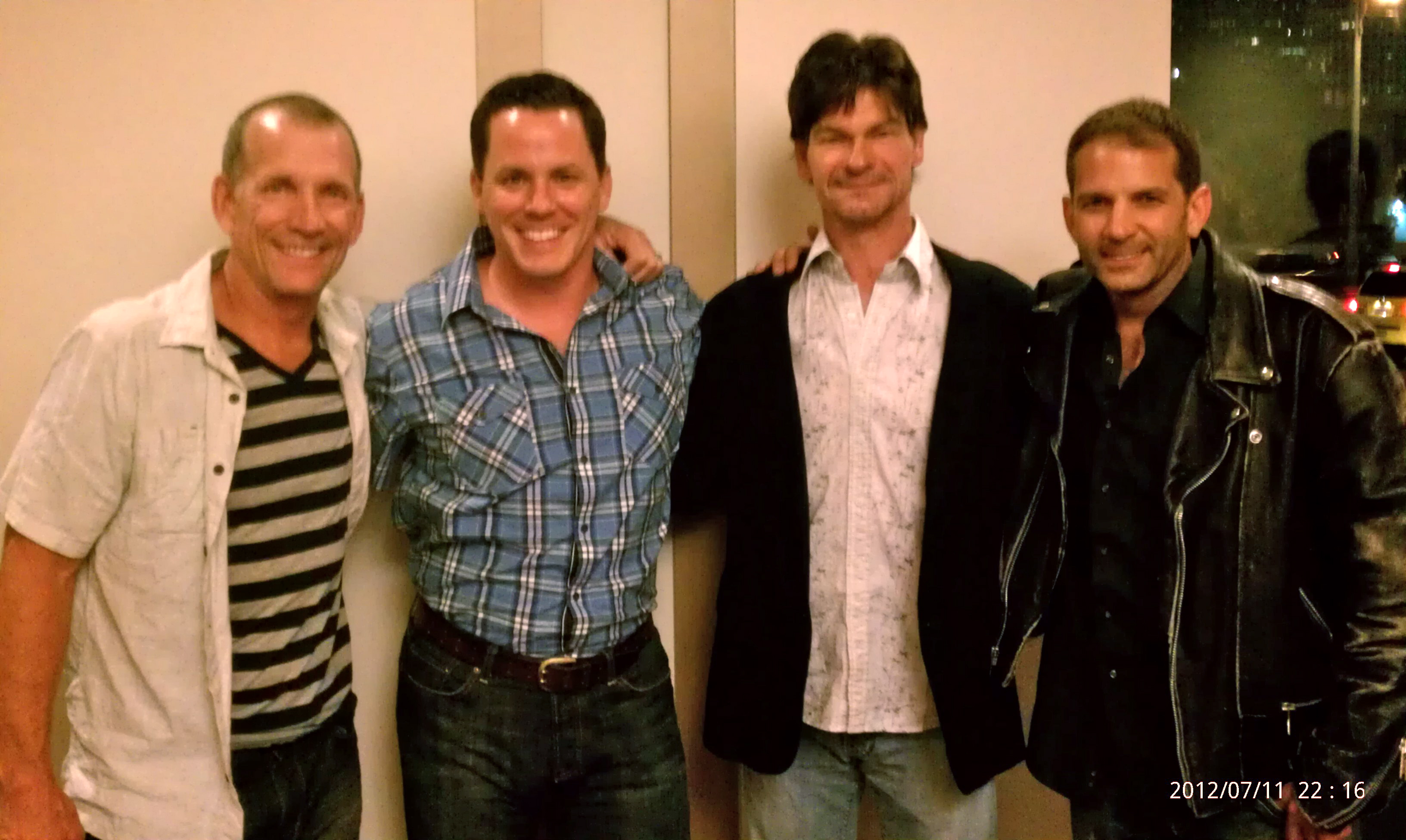 At the LA premier of Heathens and Thieves with Randy Mulkey, Christian Lyon, Don Swayze and Chris Devlin