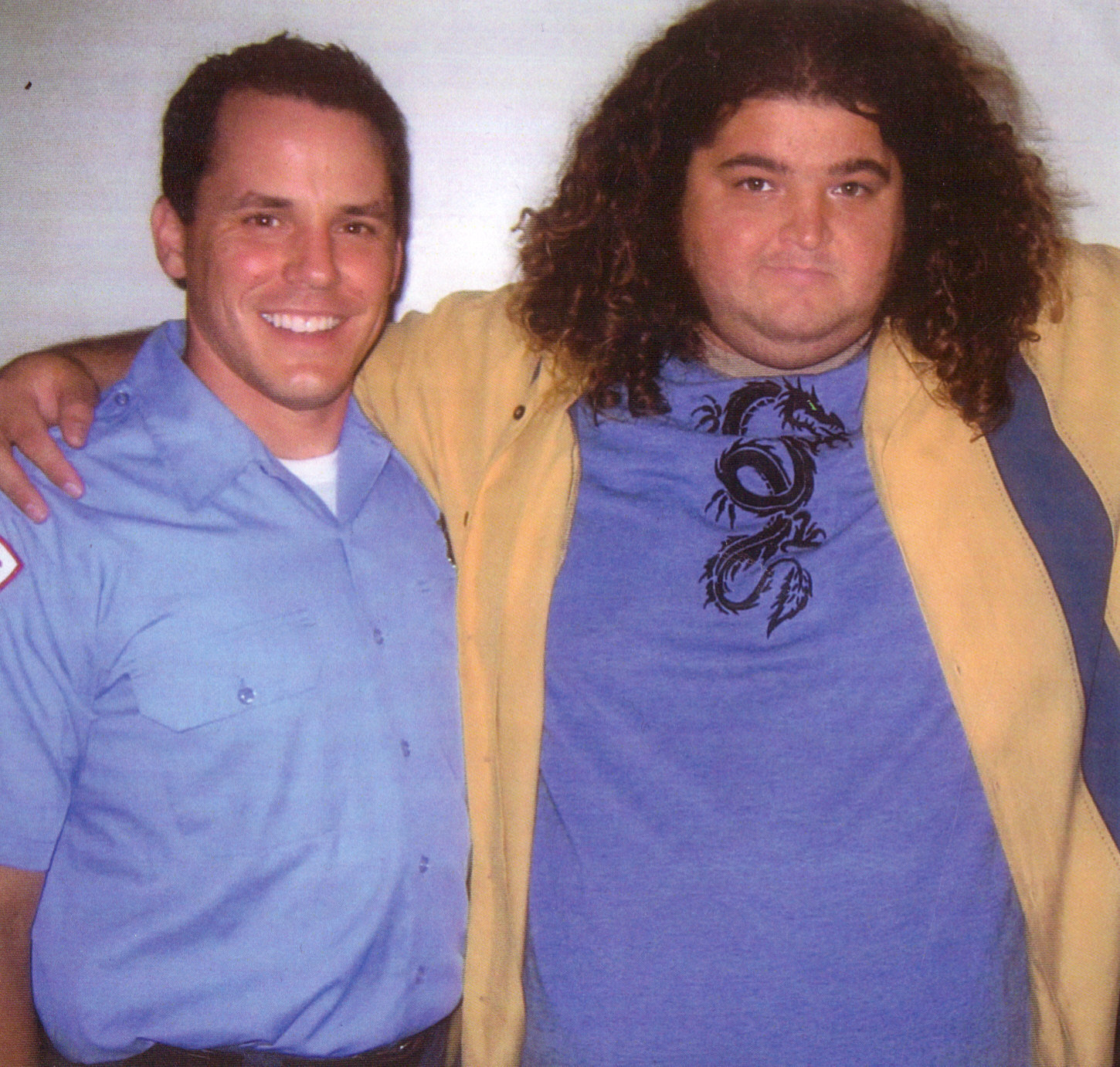 Christian Lyon and Jorge Garcia on the set of SWEETZER.