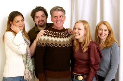 Oliver Platt, Katie Holmes, Patricia Clarkson, John S. Lyons and Alison Pill at event of Pieces of April (2003)