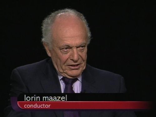 Still of Lorin Maazel in Charlie Rose (1991)