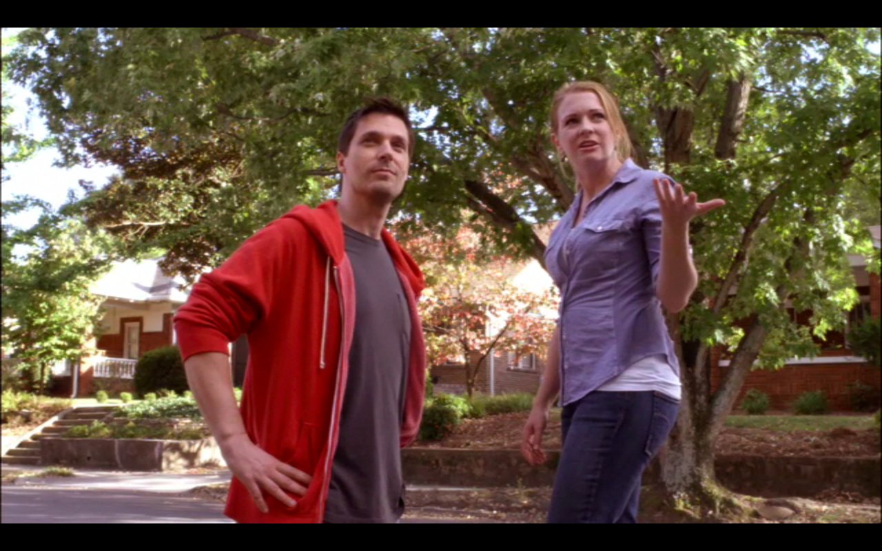 As David in 'My Fake Fiance' with Melissa Joan Hart