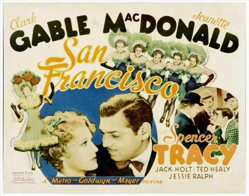 Clark Gable and Jeanette MacDonald in San Francisco (1936)