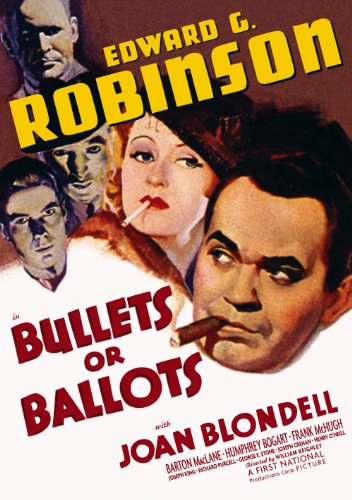 Humphrey Bogart, Edward G. Robinson, Joan Blondell and Barton MacLane in Bullets or Ballots (1936)