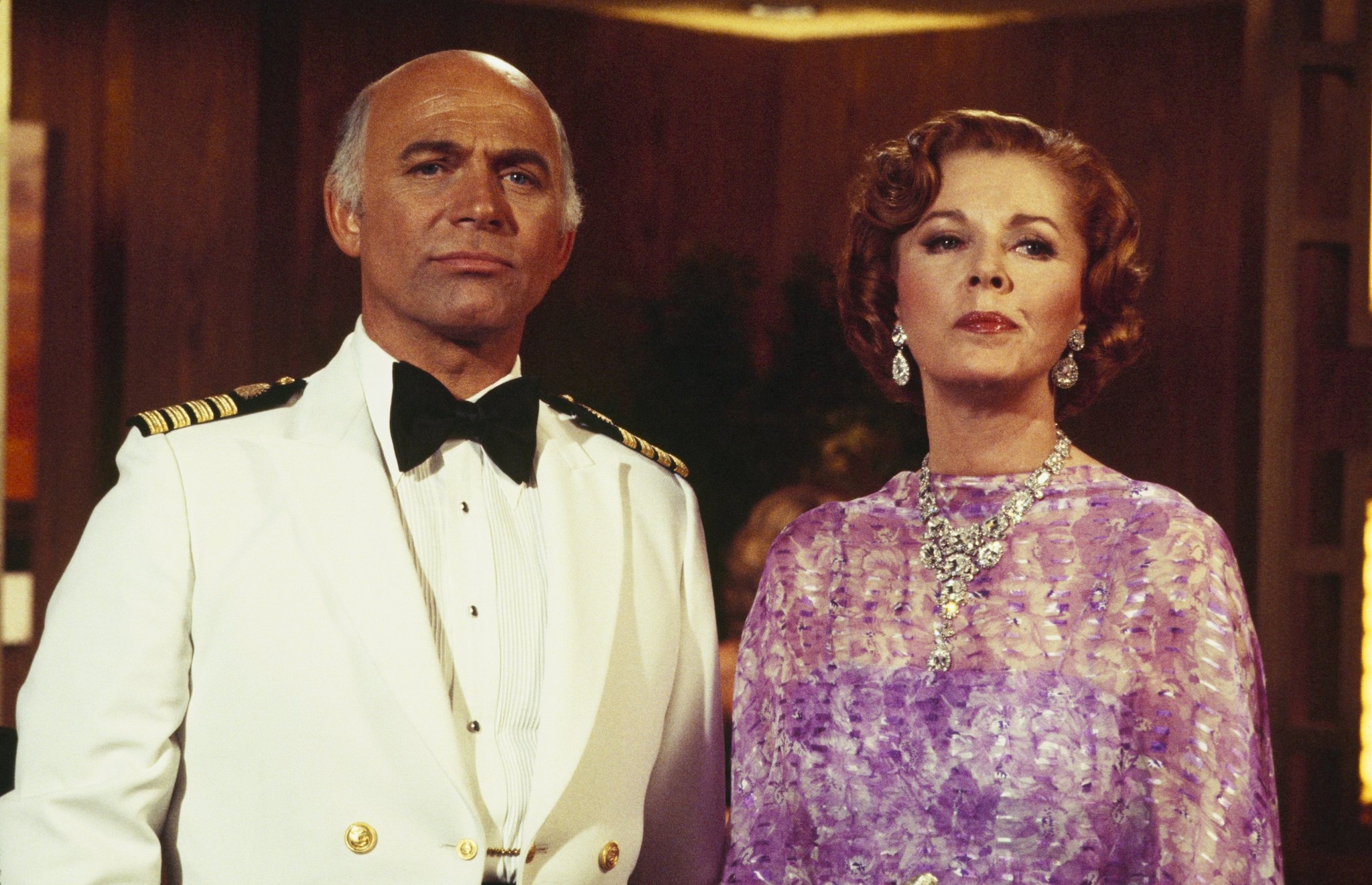 Still of Gavin MacLeod and Eleanor Parker in The Love Boat (1977)