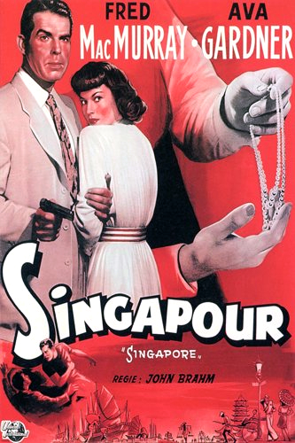 Ava Gardner and Fred MacMurray in Singapore (1947)
