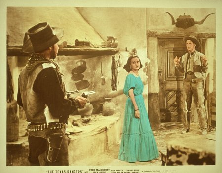 Still of Fred MacMurray, Lloyd Nolan and Jean Parker in The Texas Rangers (1936)