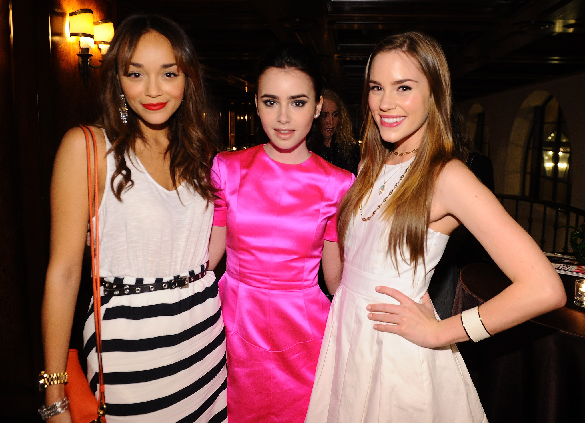 Ashley Madekwe, Christa B. Allen and Lily Collins