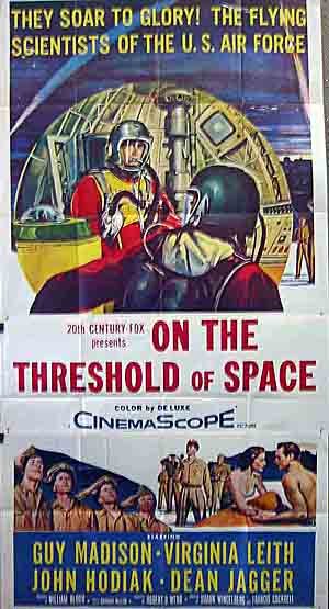 Virginia Leith and Guy Madison in On the Threshold of Space (1956)