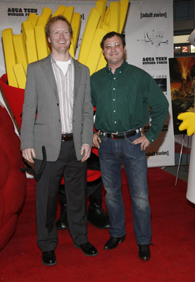 Matt Maiellaro and Dave Willis at event of Aqua Teen Hunger Force Colon Movie Film for Theaters (2007)