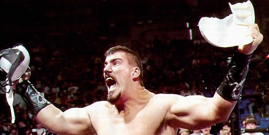 Robert as the Kurrgan in the WWF