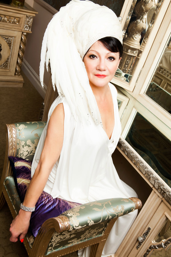Irina Maleeva poses for the cover photo of her new CD 