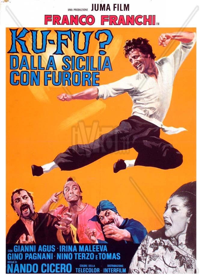 Movie poster with Irina Maleeva at bottom right, for Italian film 