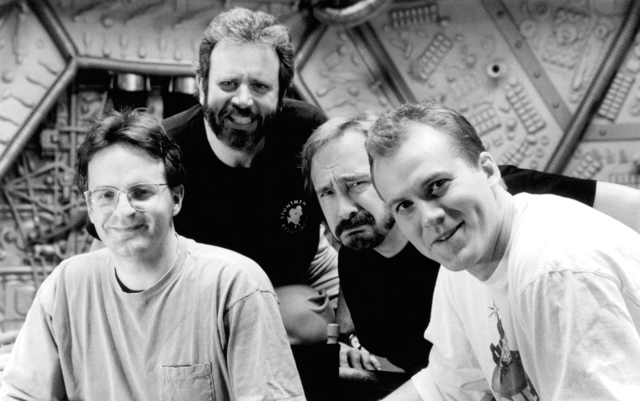 Still of Trace Beaulieu, Jim Mallon, Kevin Murphy and Michael J. Nelson in Mystery Science Theater 3000: The Movie (1996)
