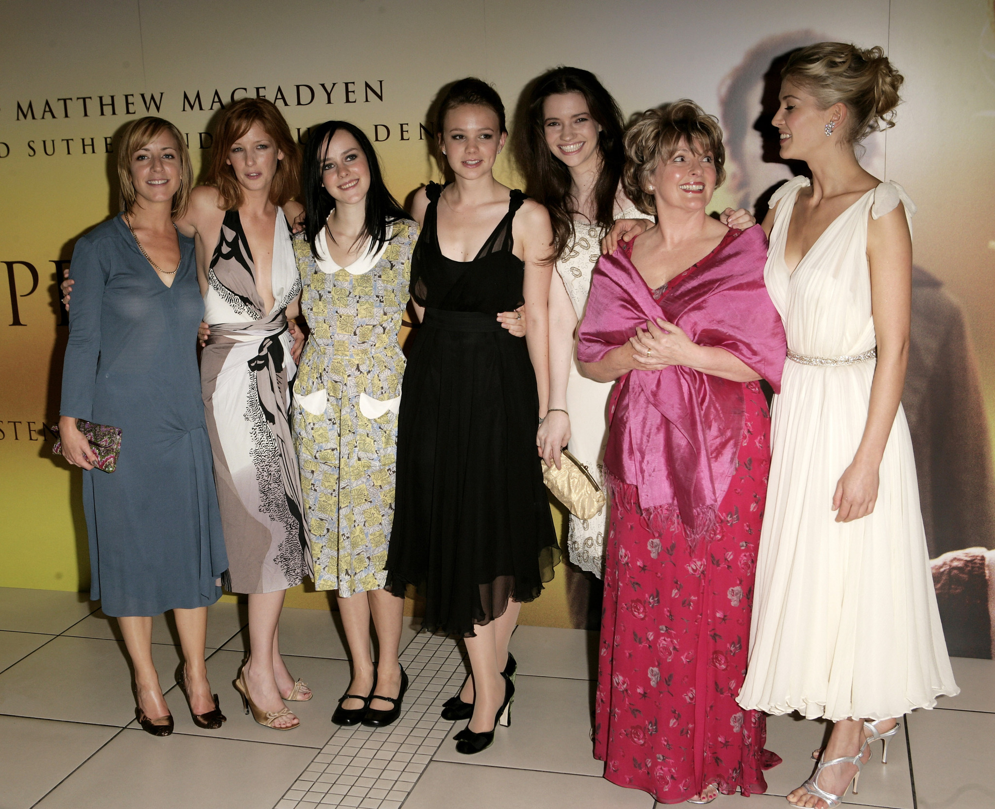 Brenda Blethyn, Claudie Blakley, Jena Malone, Rosamund Pike, Talulah Riley and Carey Mulligan