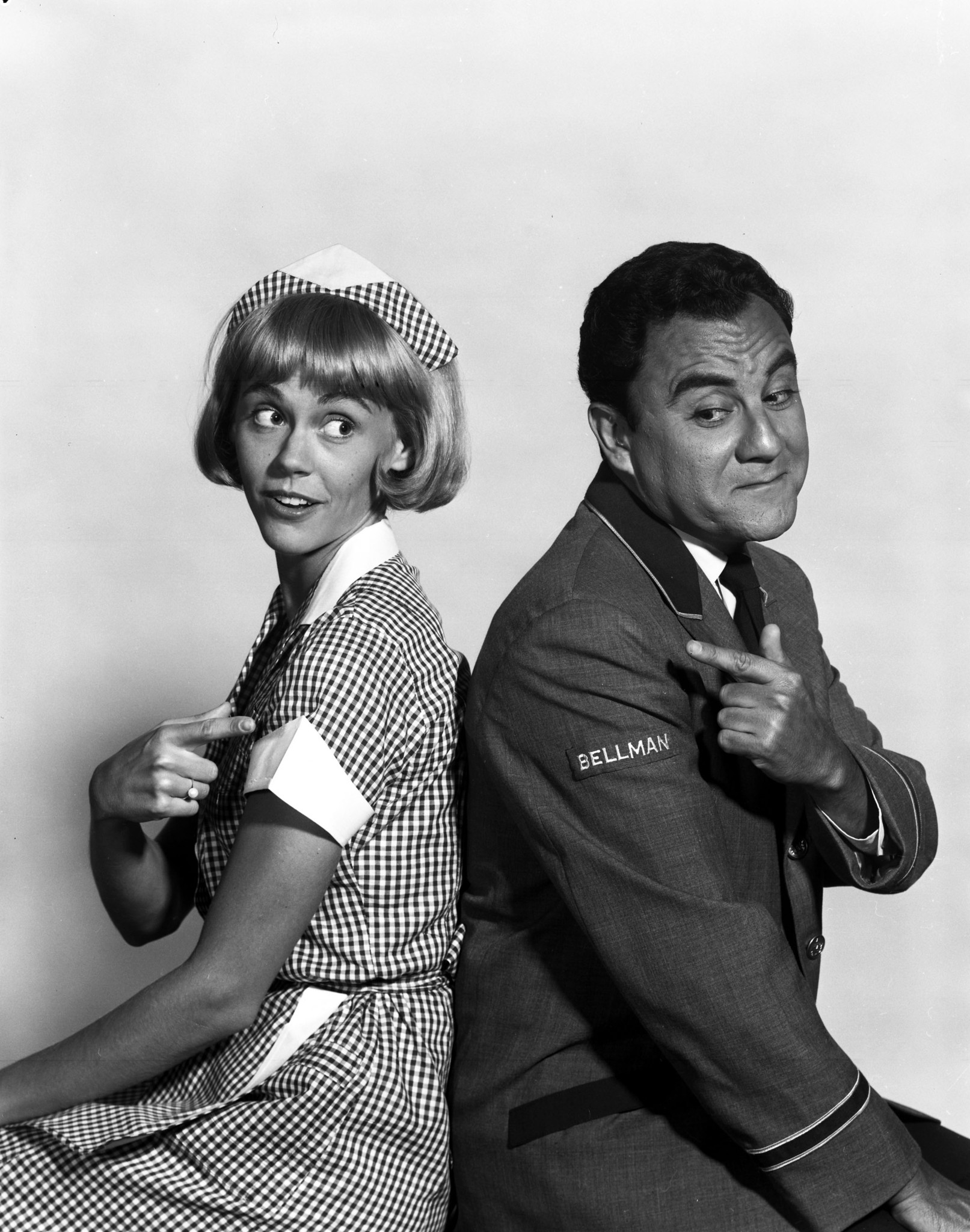 Still of Bill Dana and Maggie Mancuso in The Bill Dana Show (1963)
