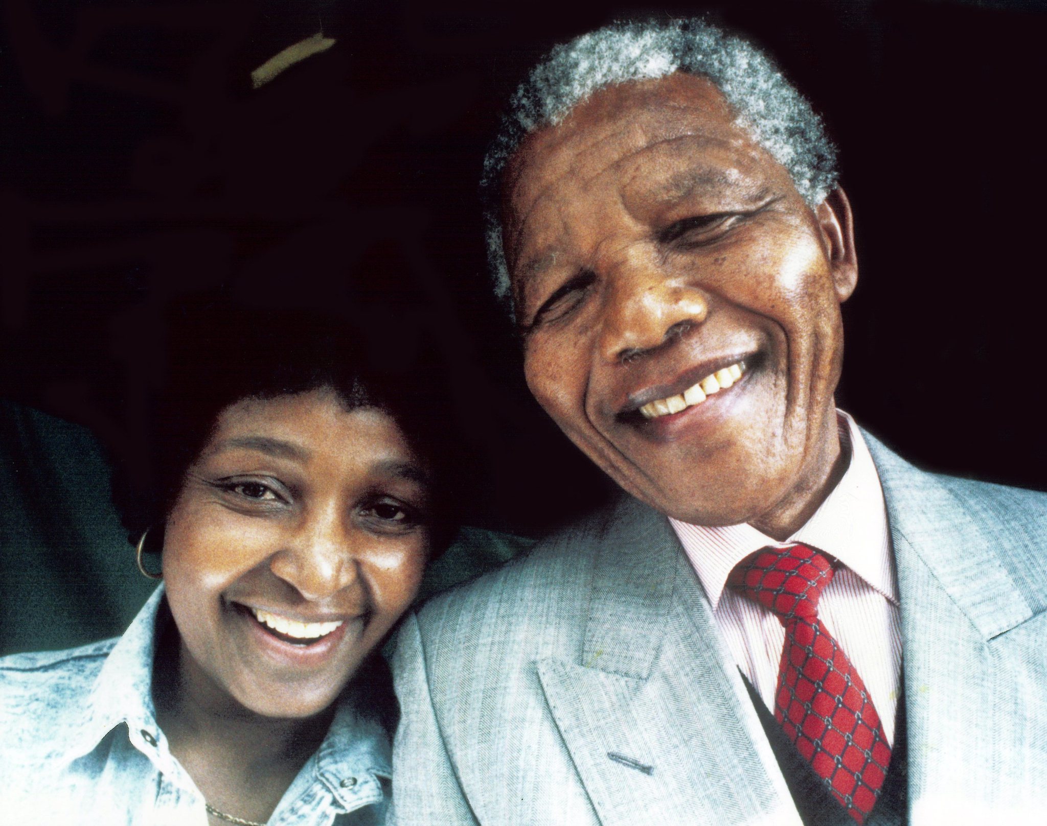 Nelson Mandela and Winnie Mandela