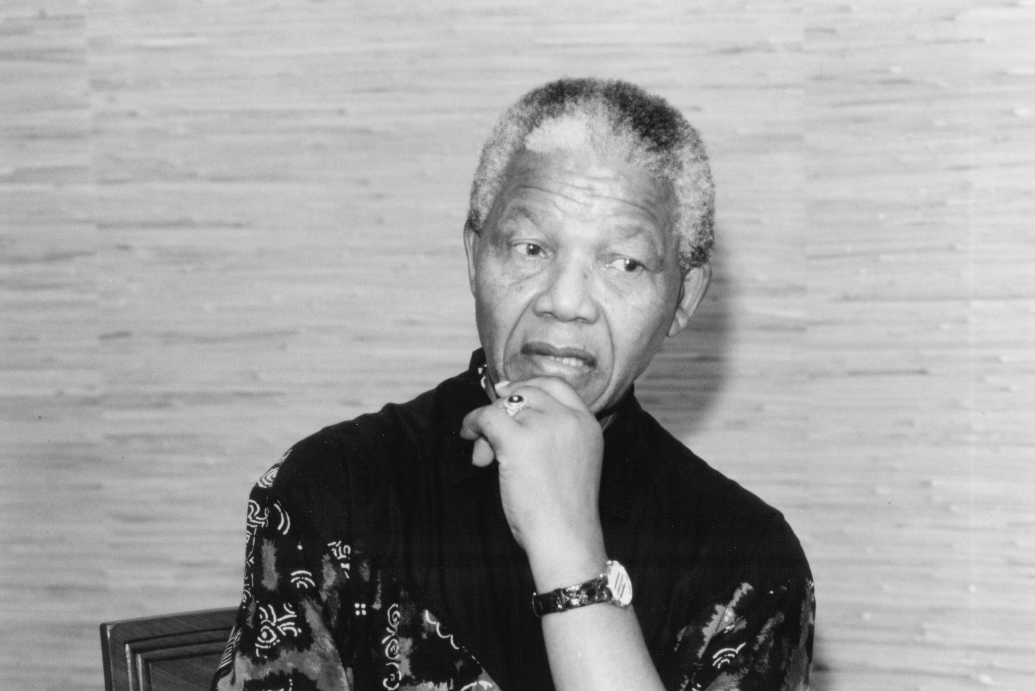 Still of Nelson Mandela in Mandela (1996)
