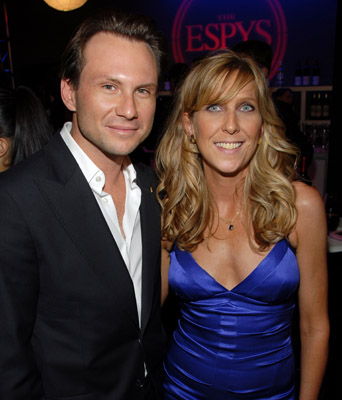 Christian Slater and Maura Mandt