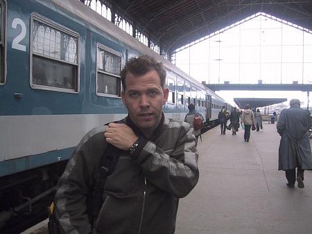 Neil Mandt on location in Budapest.