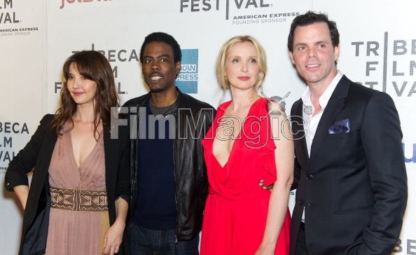 Alexia Landeau, Chris Rock, Julie Delpy and Alex Manette at event for 2 Days in New York