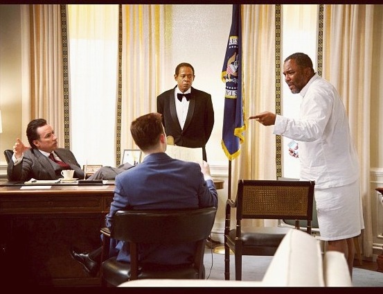 John Cusack, Alex Manette, Forest Whitaker and Lee Daniels in Lee Daniels' The Butler