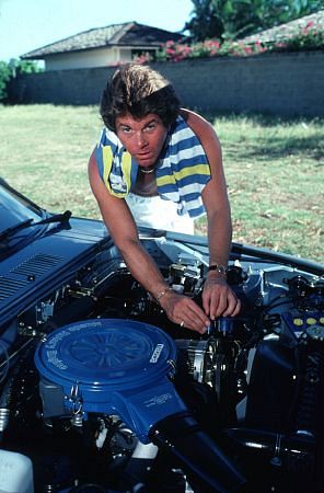 LARRY MANETTI IN HAWAII WITH HIS 1981 MAZDA RX7GS / 1981