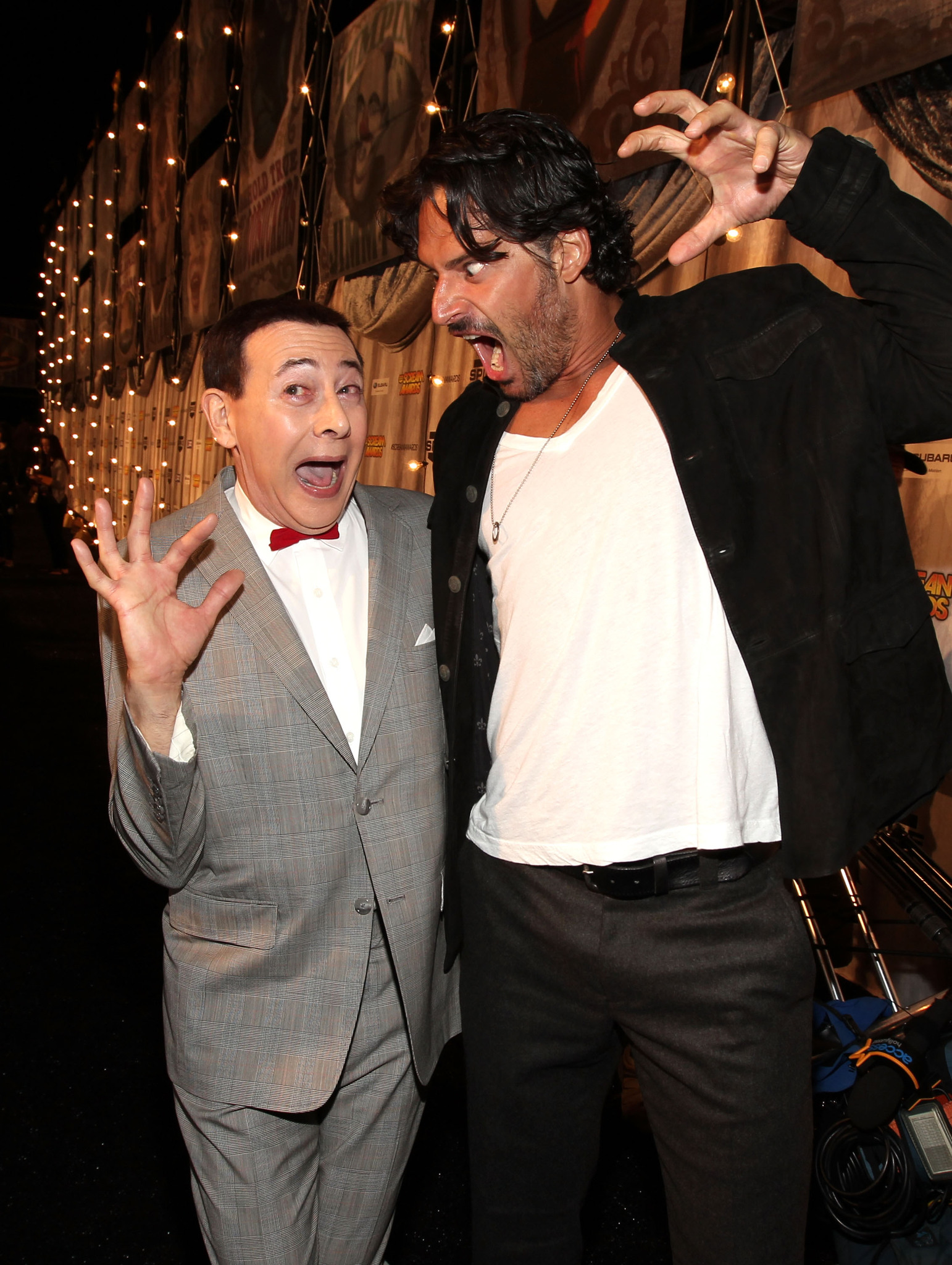 Paul Reubens and Joe Manganiello