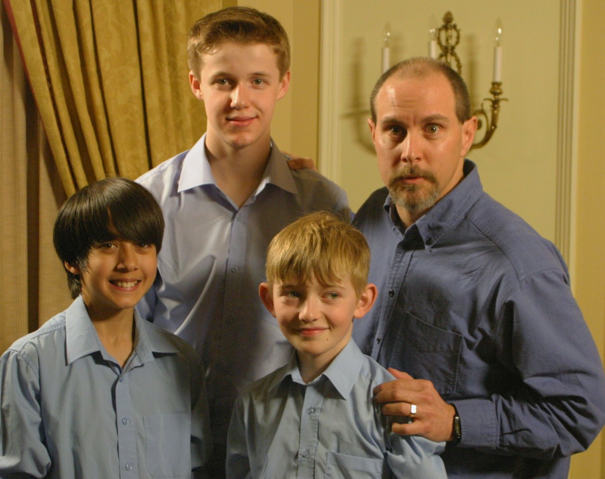 With some of the boys from LIBERA in Toronto in 2011.