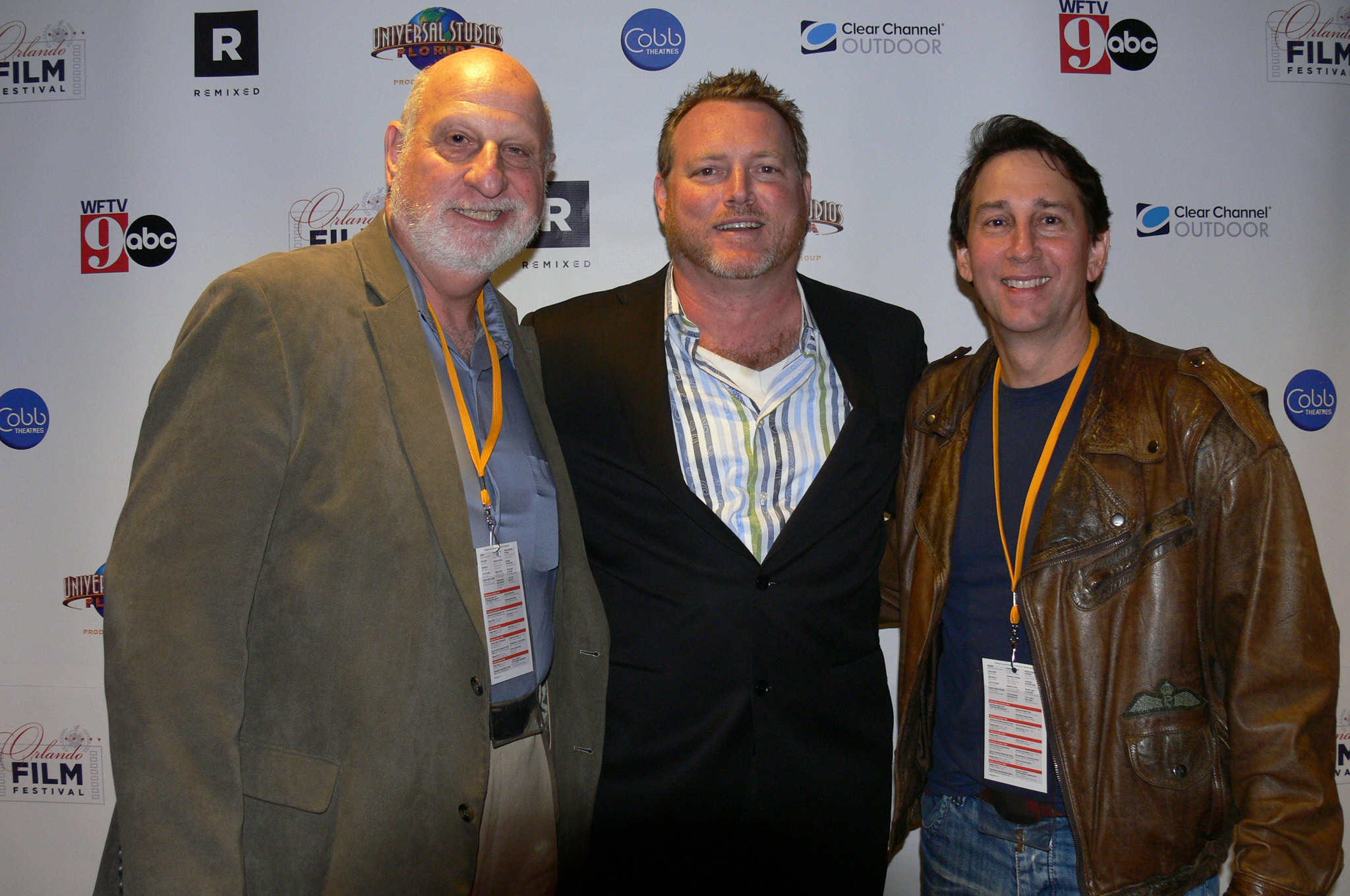Les Goldman, Dan Springen, Robert Mann at the 2013 Orlando Film Festival.