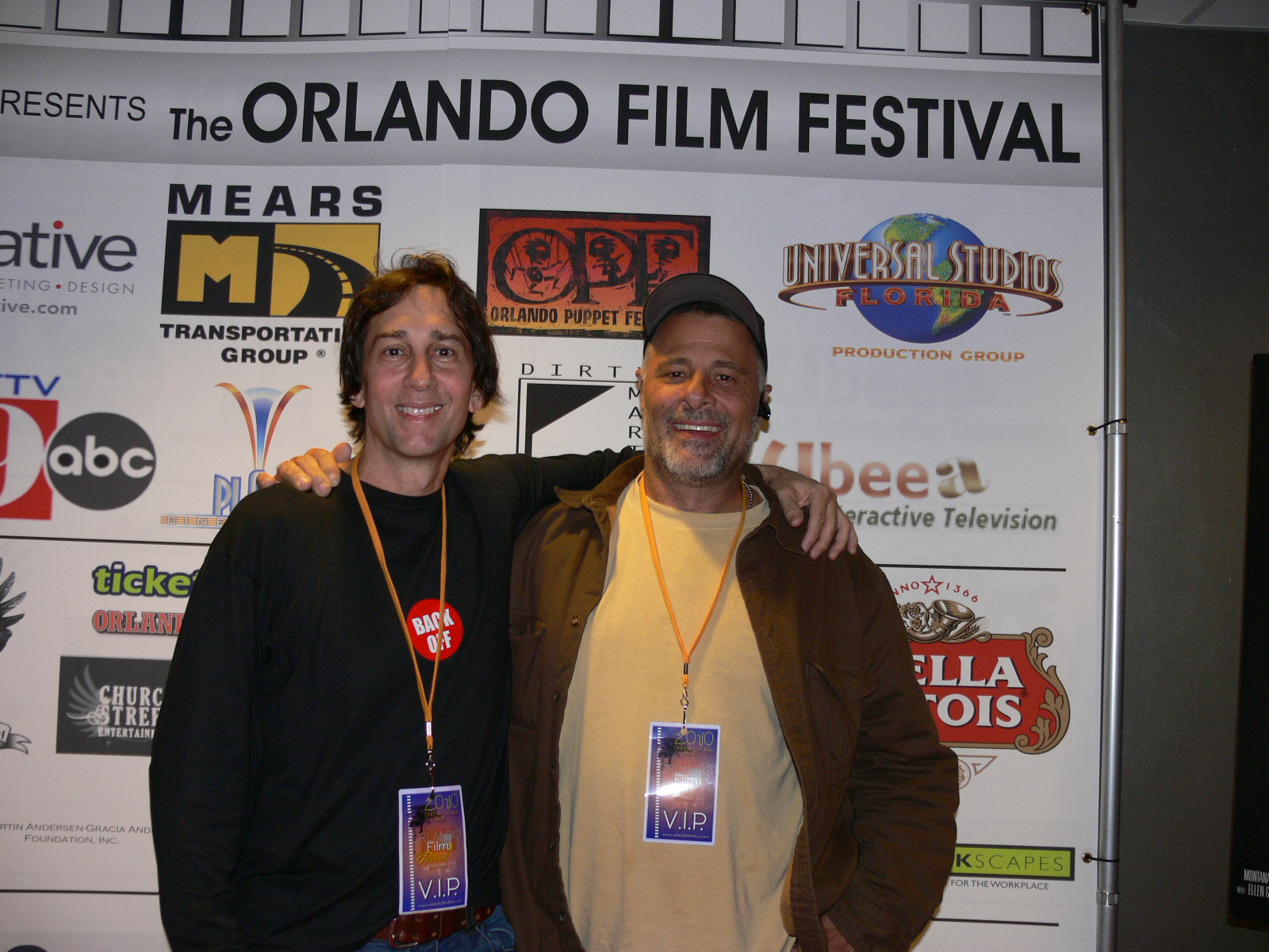 Robert Mann and Marc Atkin at 2010 Orlando Film Festival.