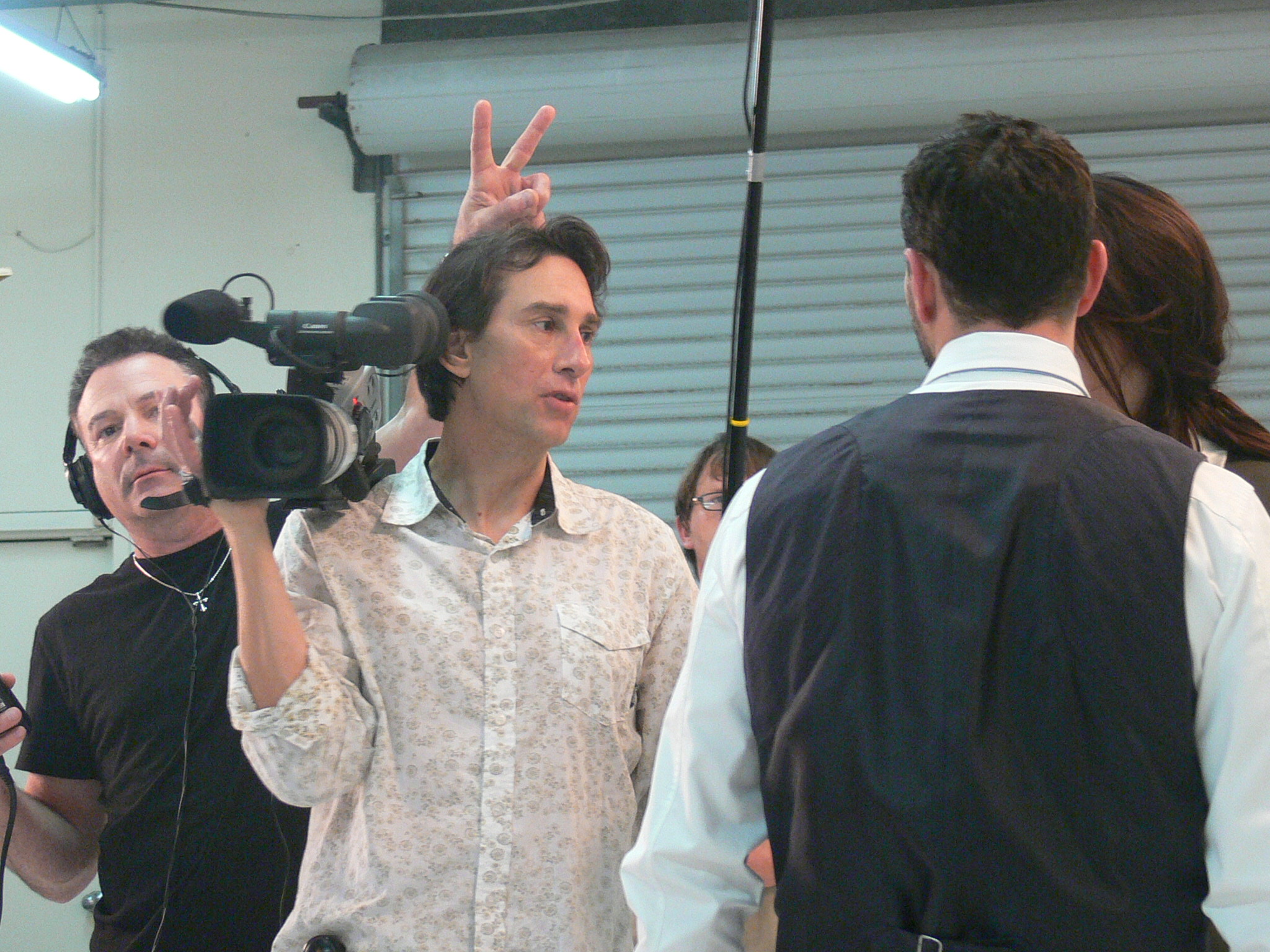 On set of indie commercial shoot 2011