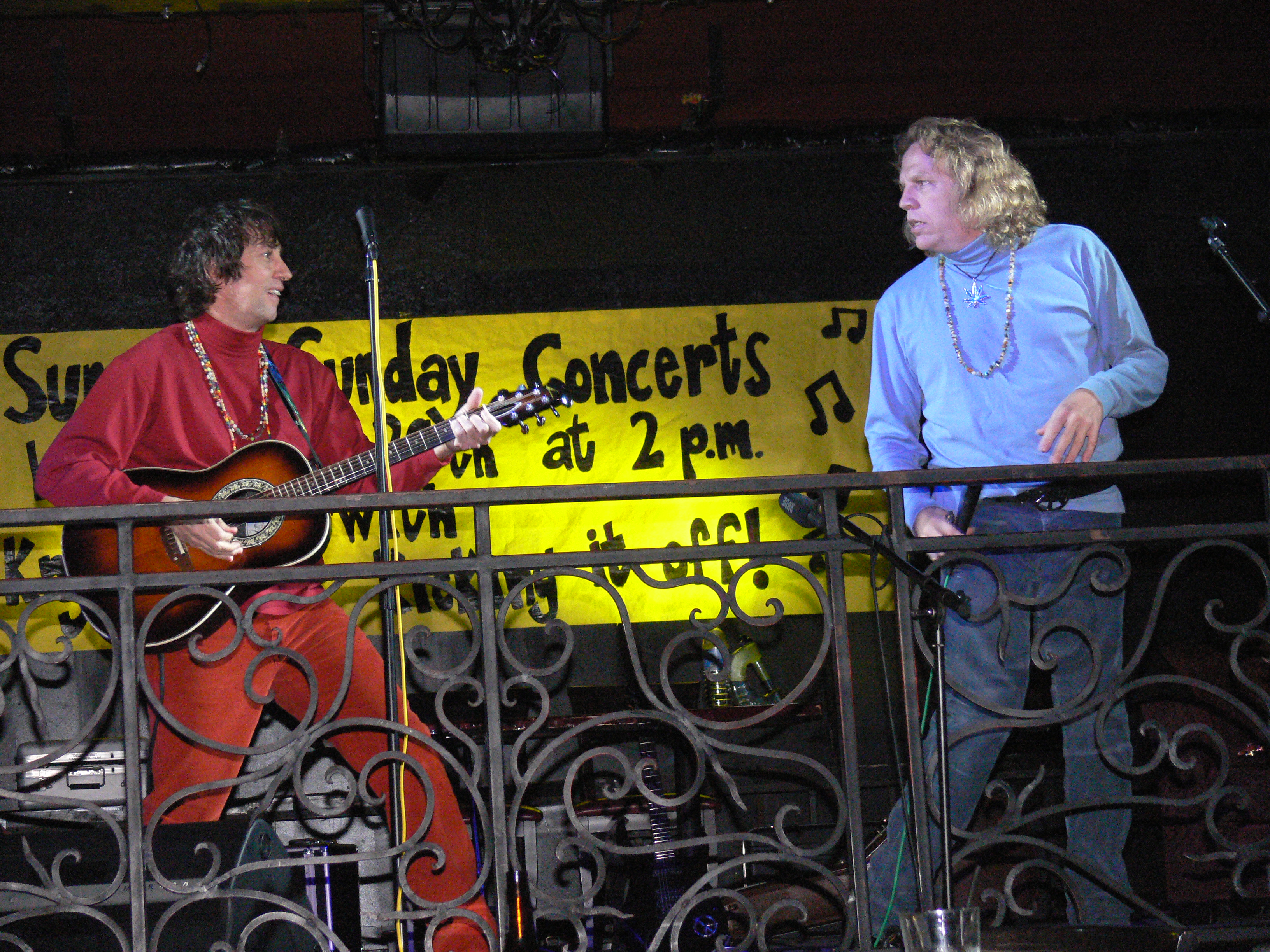 Piper and Tupper in 2010 live performance.