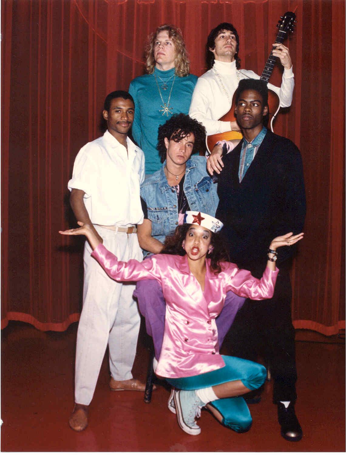 Chris Rock, Pauly Shore, Tommy Davidson, Robert Mann and Michael O'Grady