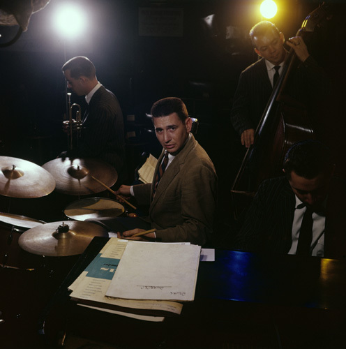 Drummer Shelly Manne performing at Shelly's Mann-Hole in Los Angeles circa 1960s