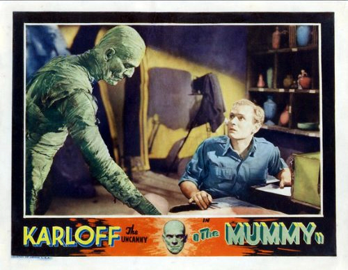 Boris Karloff and David Manners in The Mummy (1932)