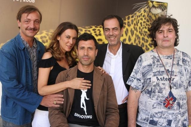 Tha cast of BEKET at Locarno 2008, winner of the Independant Critics Award.