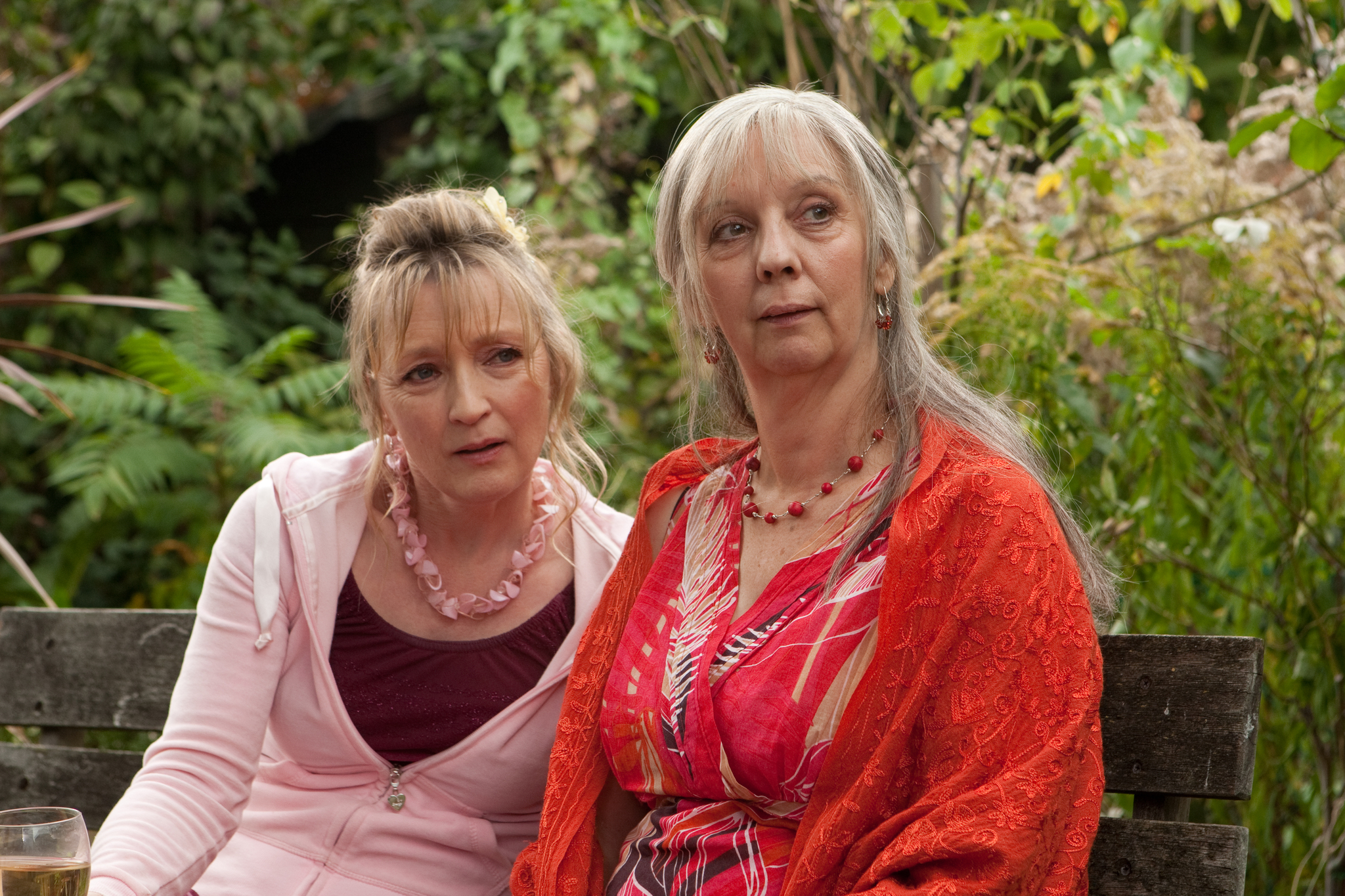 Still of Lesley Manville and Ruth Sheen in Another Year (2010)