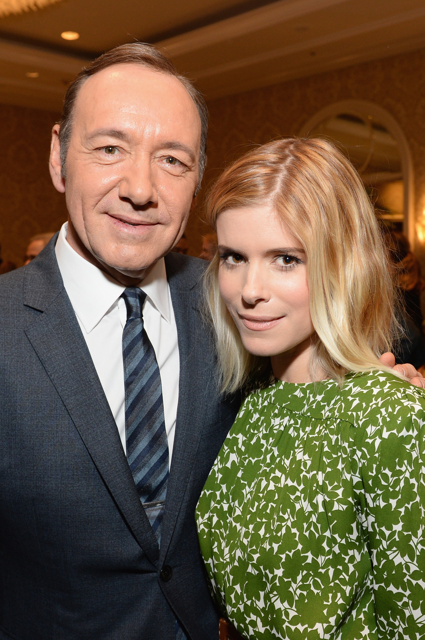Kevin Spacey and Kate Mara