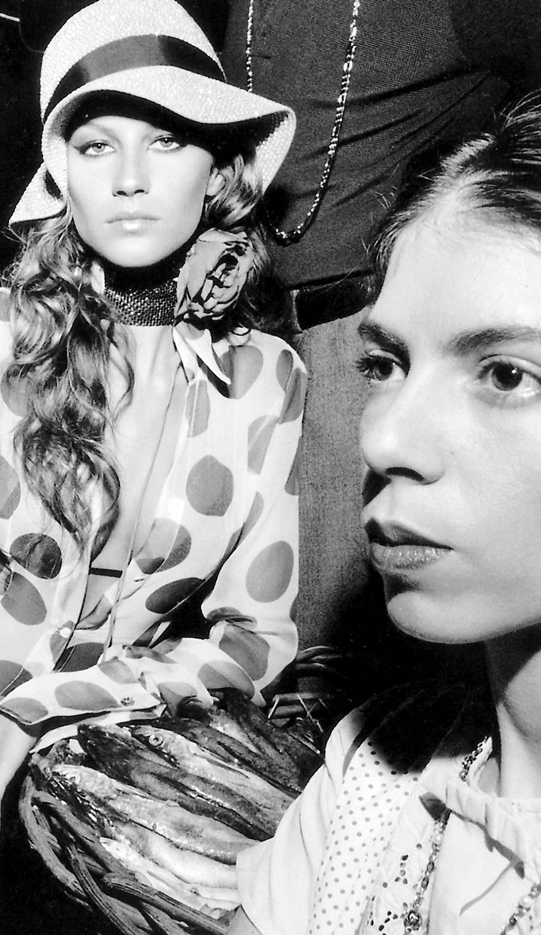 Gisele Bundchen and Lucia Marano. Dolce & Gabbana fashion campaign. Photo Shoot, New York City.