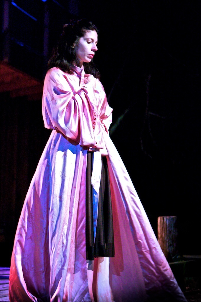 Lucia Marano as Anna Magnani in ROMAN NIGHTS, written by Franco D'Alessandro and directed by Eva Minemar @ The Will Geer Theatricum Botanicum.