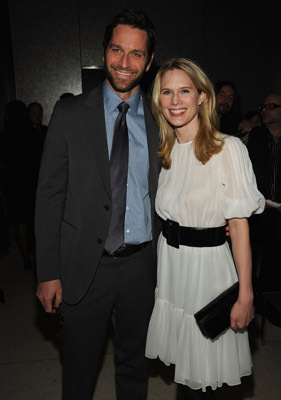 Peter Hermann and Stephanie March