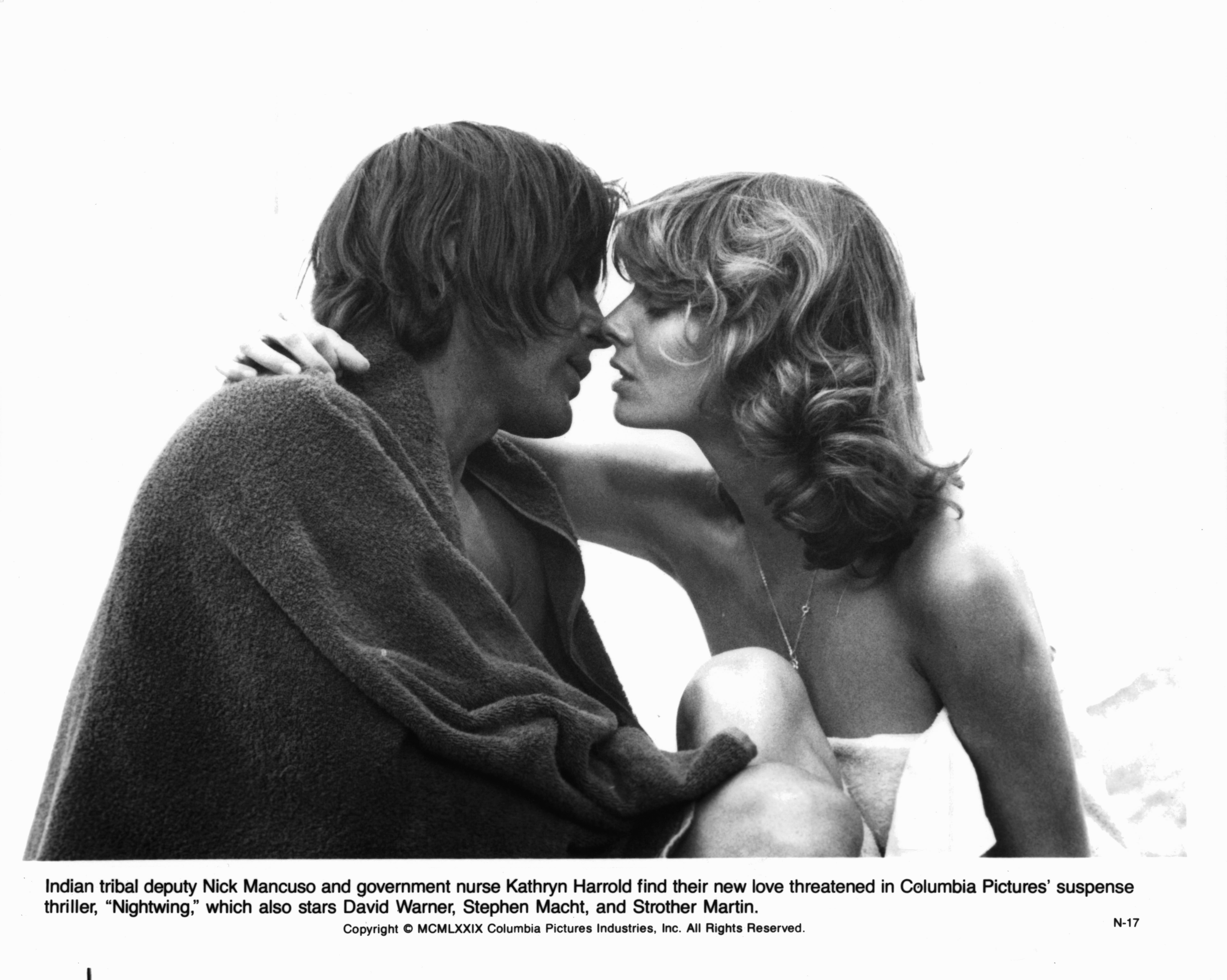 Still of Kathryn Harrold and Nick Mancuso in Nightwing (1979)