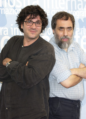 Daniele Ciprì and Franco Maresco at event of Il ritorno di Cagliostro (2003)