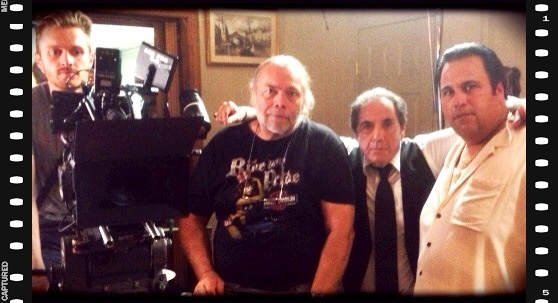 Daniel Margotta on set with-David Proval & DP Ken Kelsh on set.