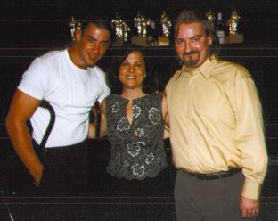 Eddie McGee, Debra Markowitz and Brian O'Halloran at the Long Island International Film Expo (LIIFE)