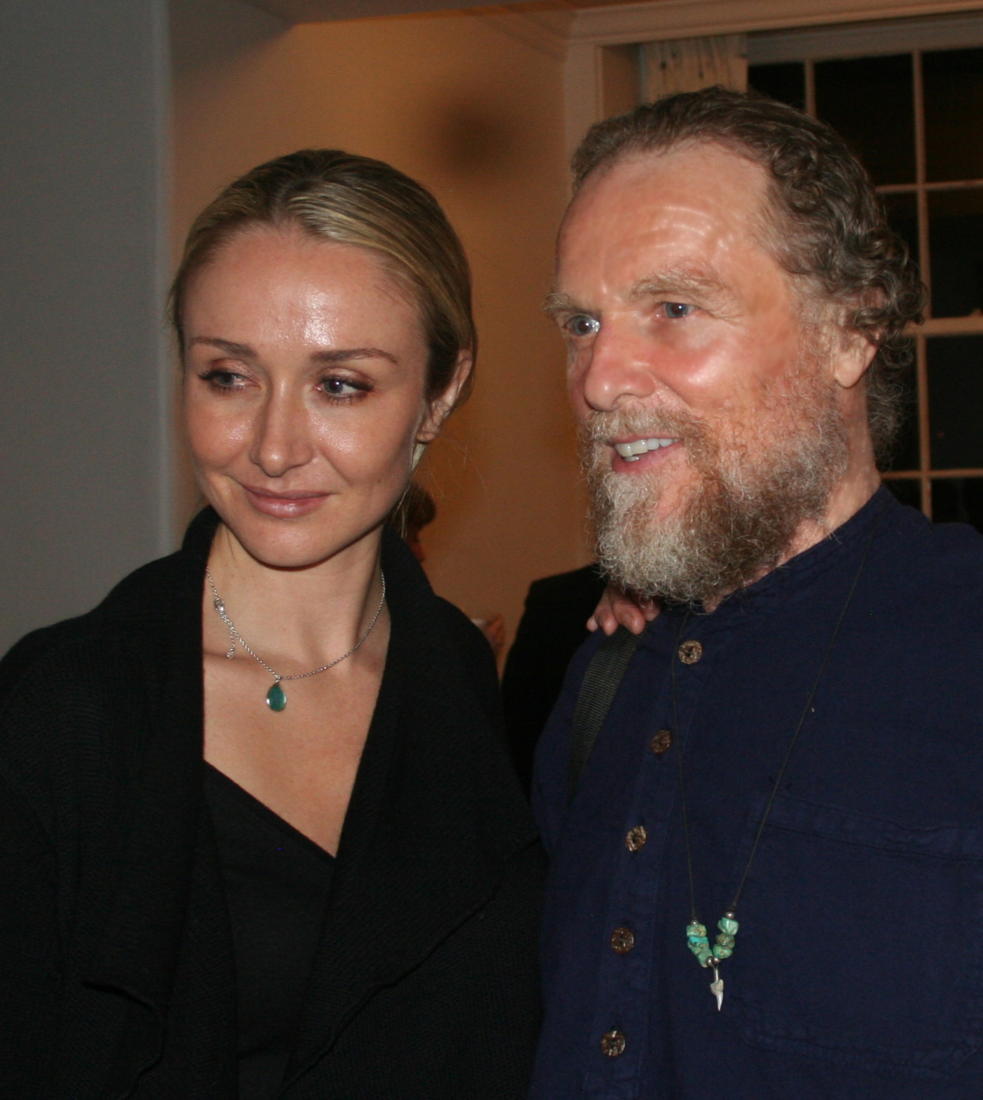 Alexandra Cousteau and William Waterway at National Geographic's international launch of 