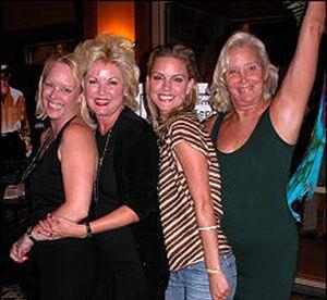 San Diego Film Festival: Sheri Hellard, Robin Mackenzie, Heidi Marnhout, & Sally Kirkland.