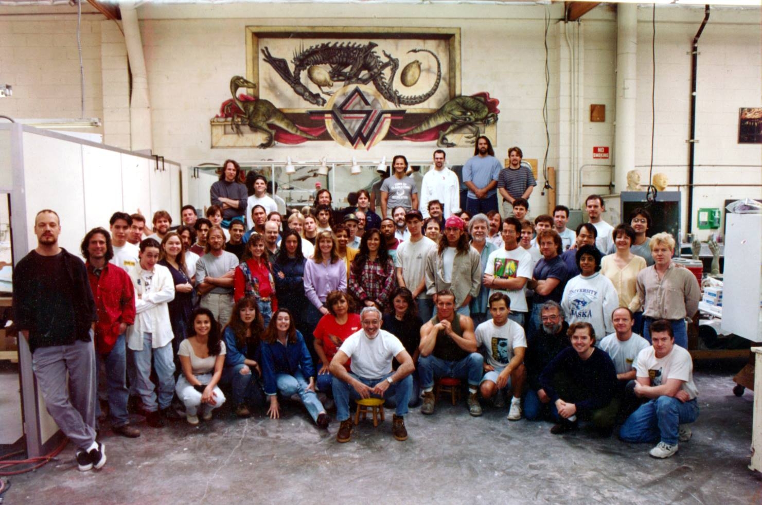 The Lost World: Jurassic Park crew, 1996 Stan Winston Studios